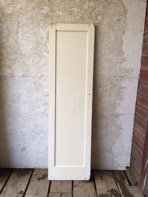 Antique solid single interior door