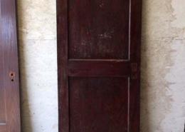 Two panel solid antique interior door