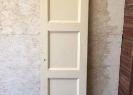 Antique single solid interior ladder door