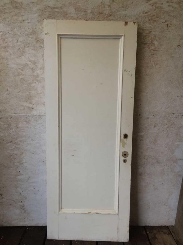 Ic1362 Single Panel Antique Interior Door 32 X 80 875 Inches