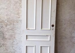 Antique single exterior entry door