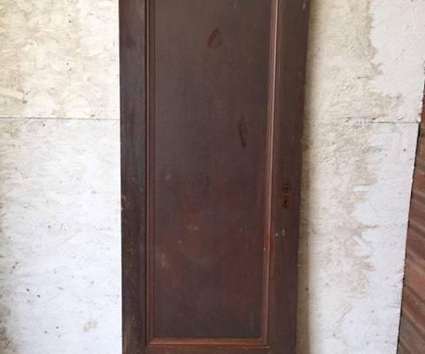 Solid single interior antique door