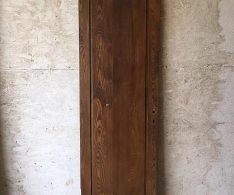 Antique single solid interior door