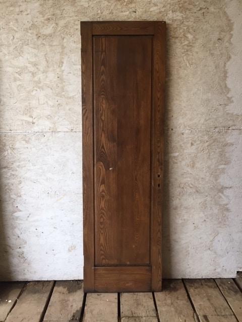 Antique single solid interior door