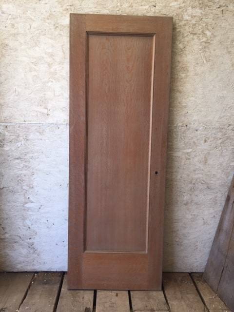 Ic1478 One Panel Single Solid Interior Antique Door