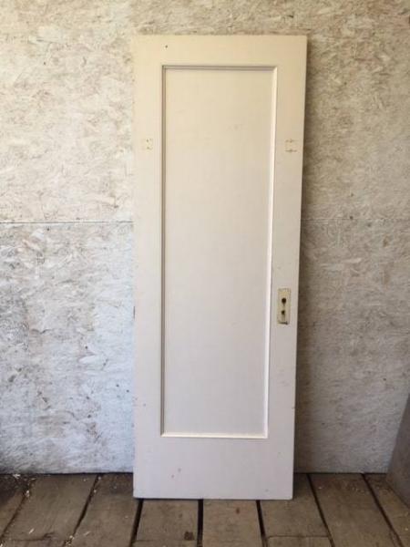 IC1482a - Antique Single Solid Interior Door - 28 x 77.375 inches