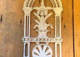 Ornate antique cast iron balusters