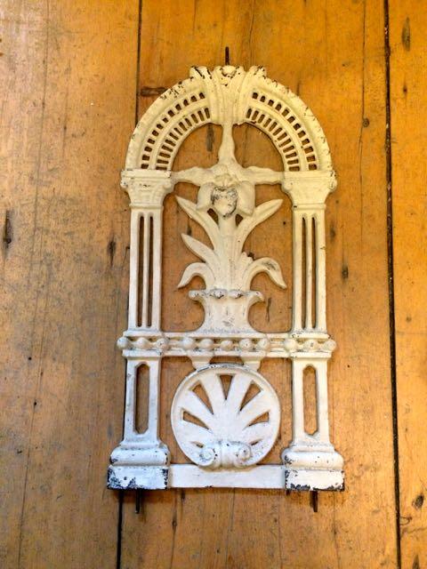 Ornate antique cast iron balusters