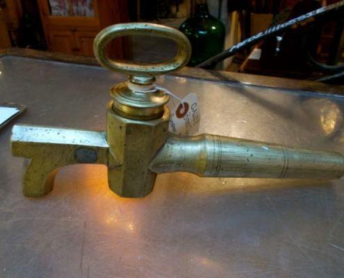 Unique antique Eastern European brass spigots