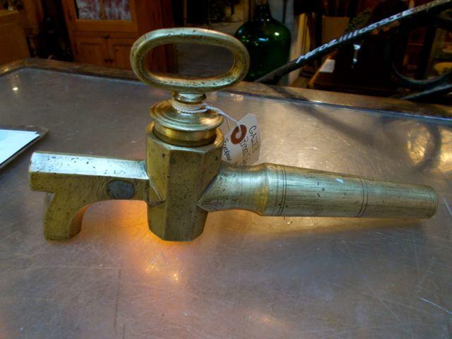 Unique antique Eastern European brass spigots