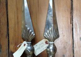 Vintage spearhead finials