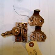 Hopkins & Dickinson hardware set with matching sash lock