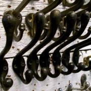 Vintage cast iron hooks - multiple available in various sizes