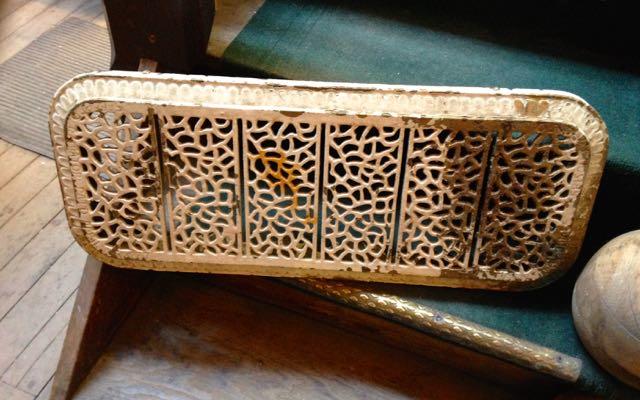 Antique cast iron radiator top