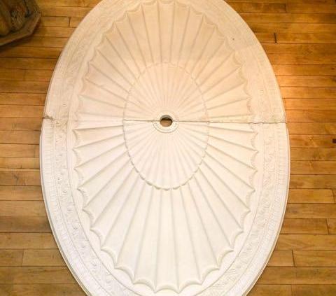 Large antique plaster medallion