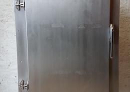 Vintage stainless steel wall cabinet