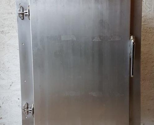 Vintage stainless steel wall cabinet