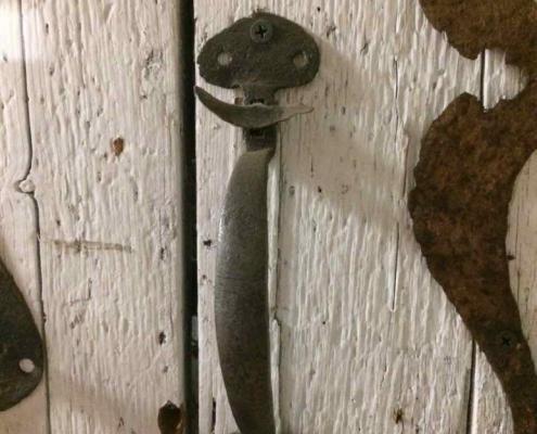 All original antique Suffolk thumb latch set