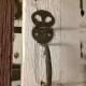 Antique French Suffolk thumb latch set made between 1640 - 1740