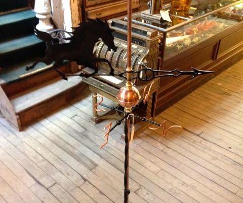 Antique horse weathervane