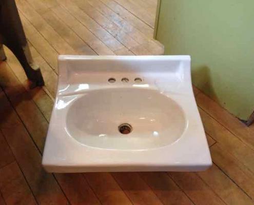 Vintage porcelain sink