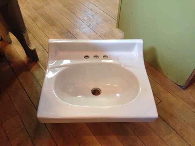 Vintage porcelain sink
