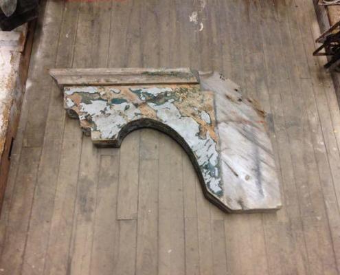 Large antique corbel